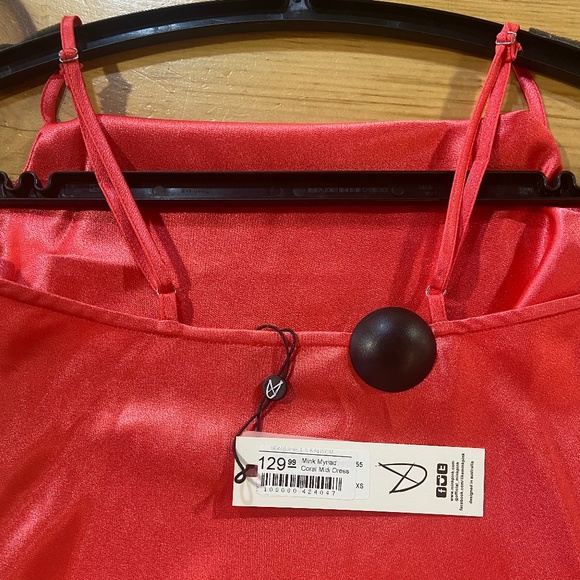 MINKPINK Myriad Midi Dress - Coral - Picture 2 of 2